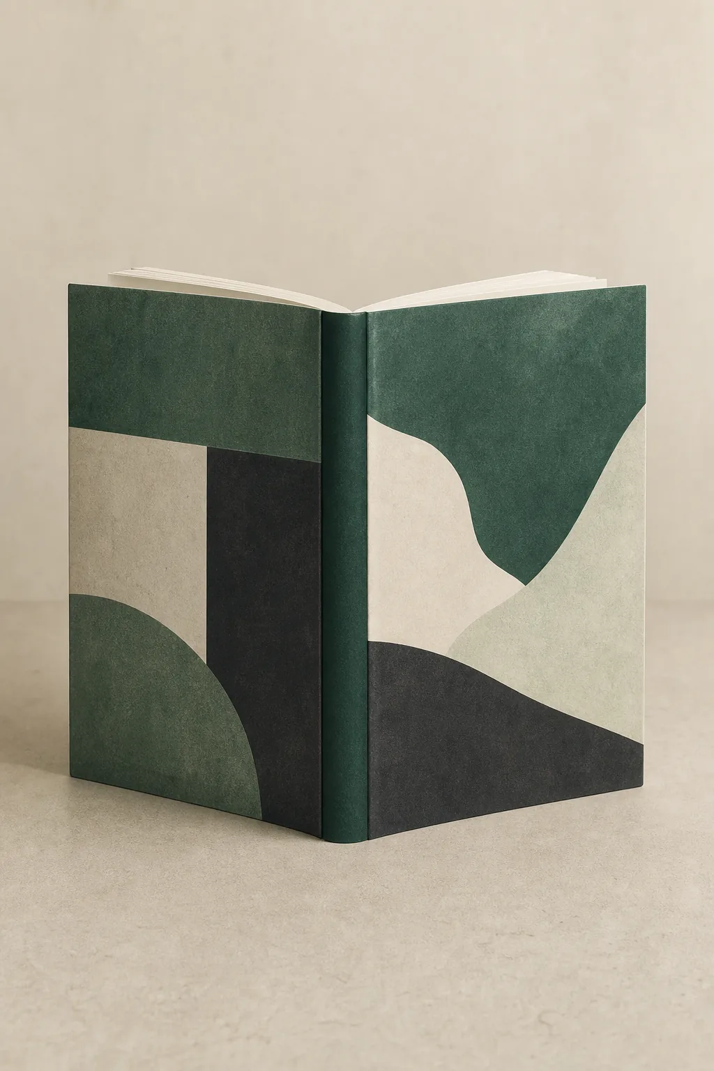 Text-free paperback shown as a coordinated front cover, spine, and back cover design